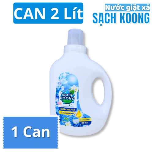 Nước Giặt Xả SẠCH KOONG Hương Ban Mai Tươi Mát Thanh Lịch, Lưu Hương Dài Lâu, Đánh Bay Vết Bẩn Cứng Đầu, 4.8KG-4.5L SẠCH KOONG