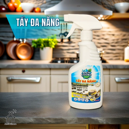 Siêu Tẩy Đa Năng SẠCH KOONG Tẩy Sạch Mọi Vết Bẩn Dầu Mỡ Nhà Bếp Nhà Vệ Sinh Mặt Sàn Nhà Tắm Các Vết Rỉ Sét Oxi Hóa Đánh Bay Vết Bẩn Dầu Mỡ Nấm Mốc Diệt Khuẩn