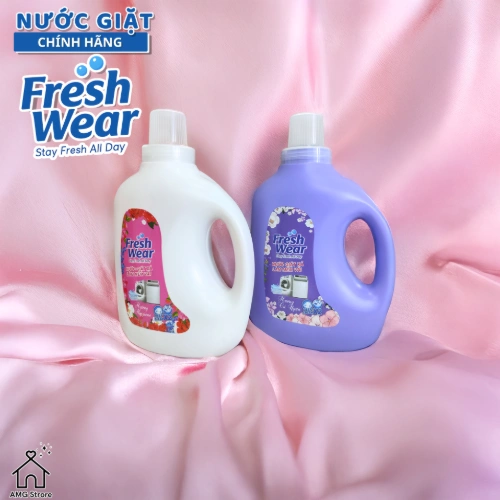 Nước Giặt Xả Fresh Wear Làm Mềm Vải Đậm Đặc Hương Thơm Nước Hoa, Lưu Hương, Đánh Bay Vết Bẩn Cứng Đầu 2L - [NG]