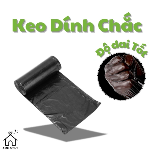 [COMBO] 3 Cuộn Túi Rác Tự Phân Hủy - Size Lớn 55*65 cm - Thân Thiện Với Môi Trường - TB3