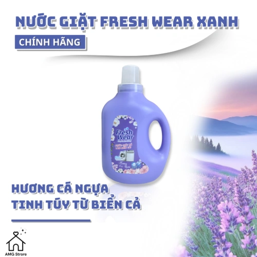 Nước Giặt Xả Fresh Wear Làm Mềm Vải Đậm Đặc Hương Thơm Nước Hoa, Lưu Hương, Đánh Bay Vết Bẩn Cứng Đầu 2L - [NG]