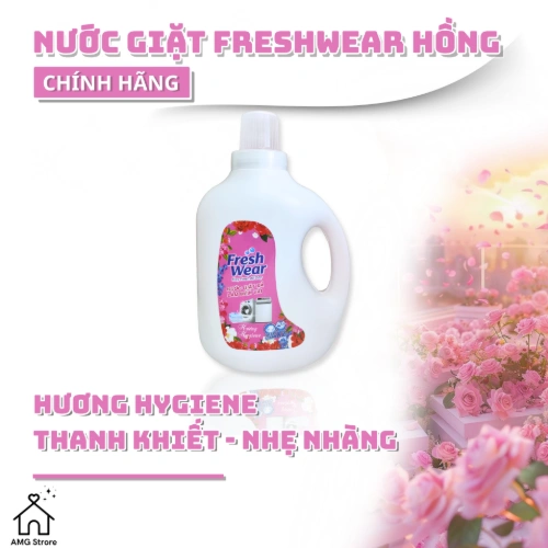 Nước Giặt Xả Fresh Wear Làm Mềm Vải Đậm Đặc Hương Thơm Nước Hoa, Lưu Hương, Đánh Bay Vết Bẩn Cứng Đầu 2L - [NG]