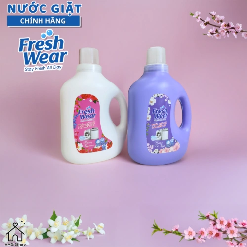 Nước Giặt Xả Fresh Wear Làm Mềm Vải Đậm Đặc Hương Thơm Nước Hoa, Lưu Hương, Đánh Bay Vết Bẩn Cứng Đầu 2L - [NG]