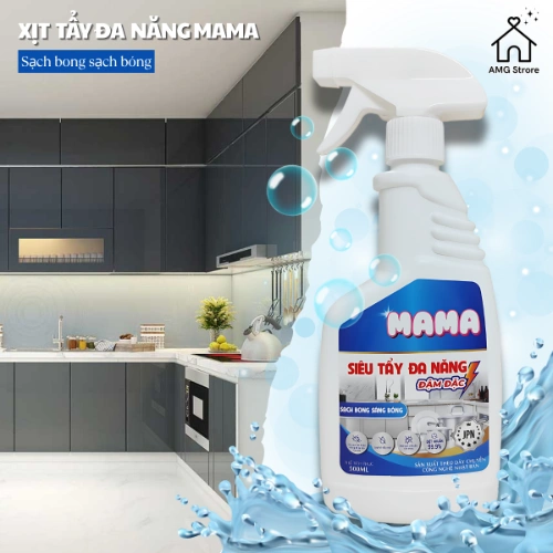 Siêu Tẩy Đa Năng Tẩy Sạch Mọi Vết Bẩn Dầu Mỡ Nhà Bếp, Nhà Vệ sinh, Mặt Sàn Nhà Tắm, Các Vết Rỉ Sét, Oxi Hóa, MAMA - XT1